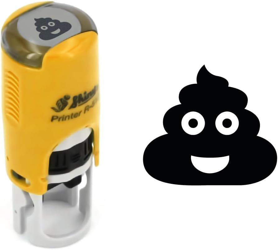 Tampon émoticône Caca